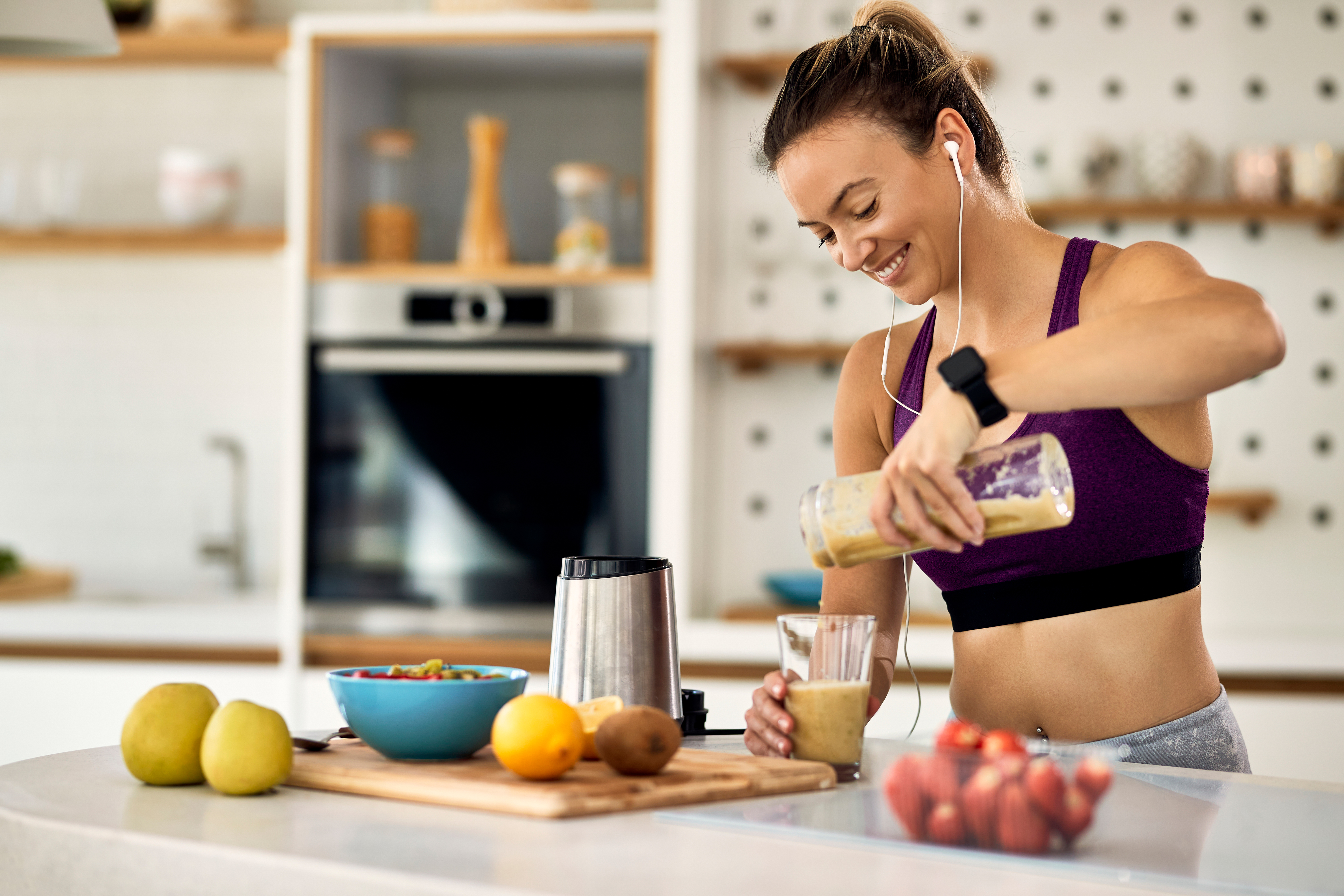 Preparação de refeição saudável na abordagem nutricional personalizada