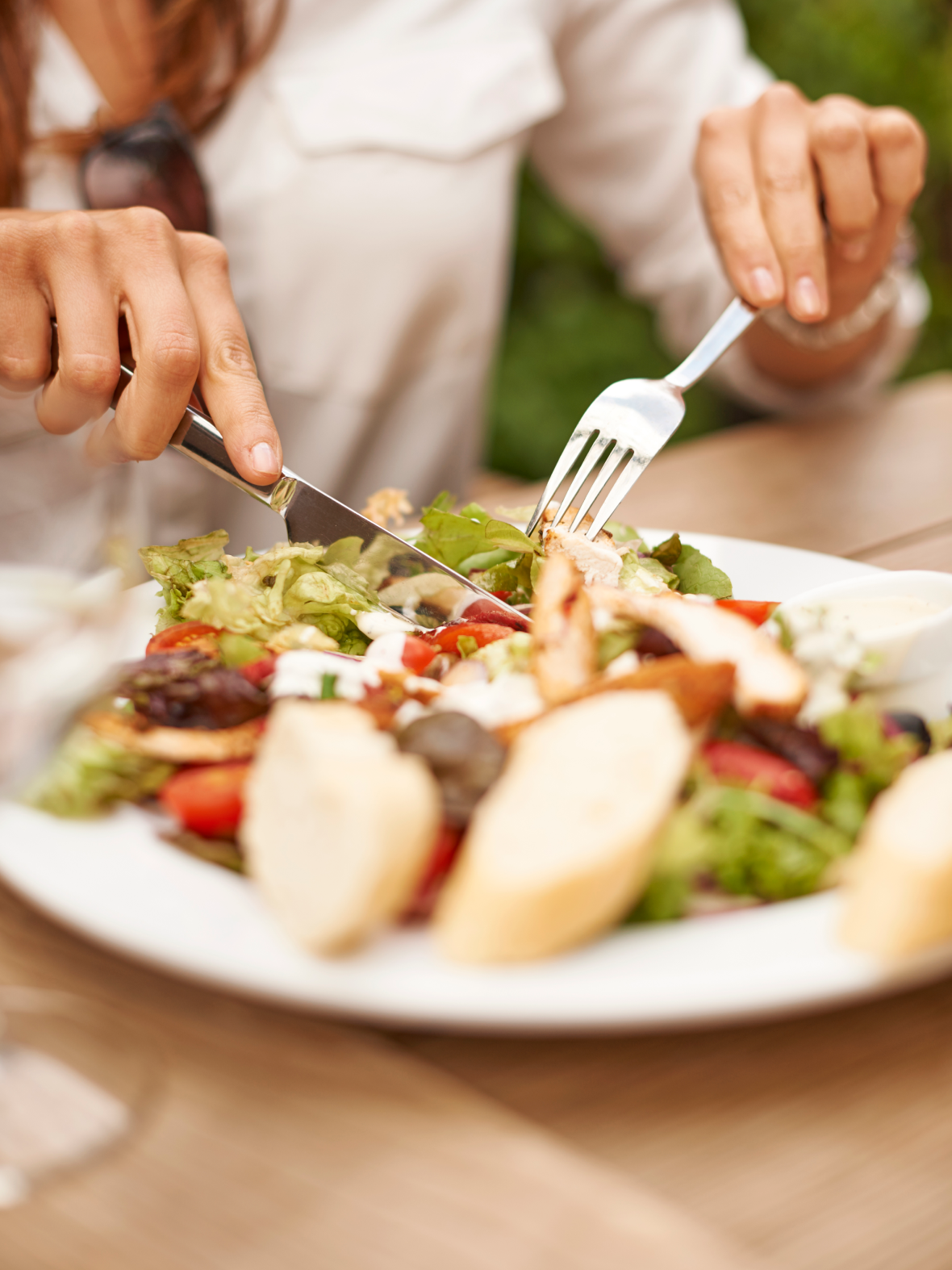 Nutrição clínica: escolhas alimentares equilibradas no prato